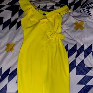 Lavish Alice yellow dress. Great for interview, wedding guest or other event